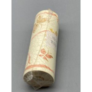 Authentic NOS Vintage Wallpaper Border, Yellow Wildflowers in Pink Bow Bouquet